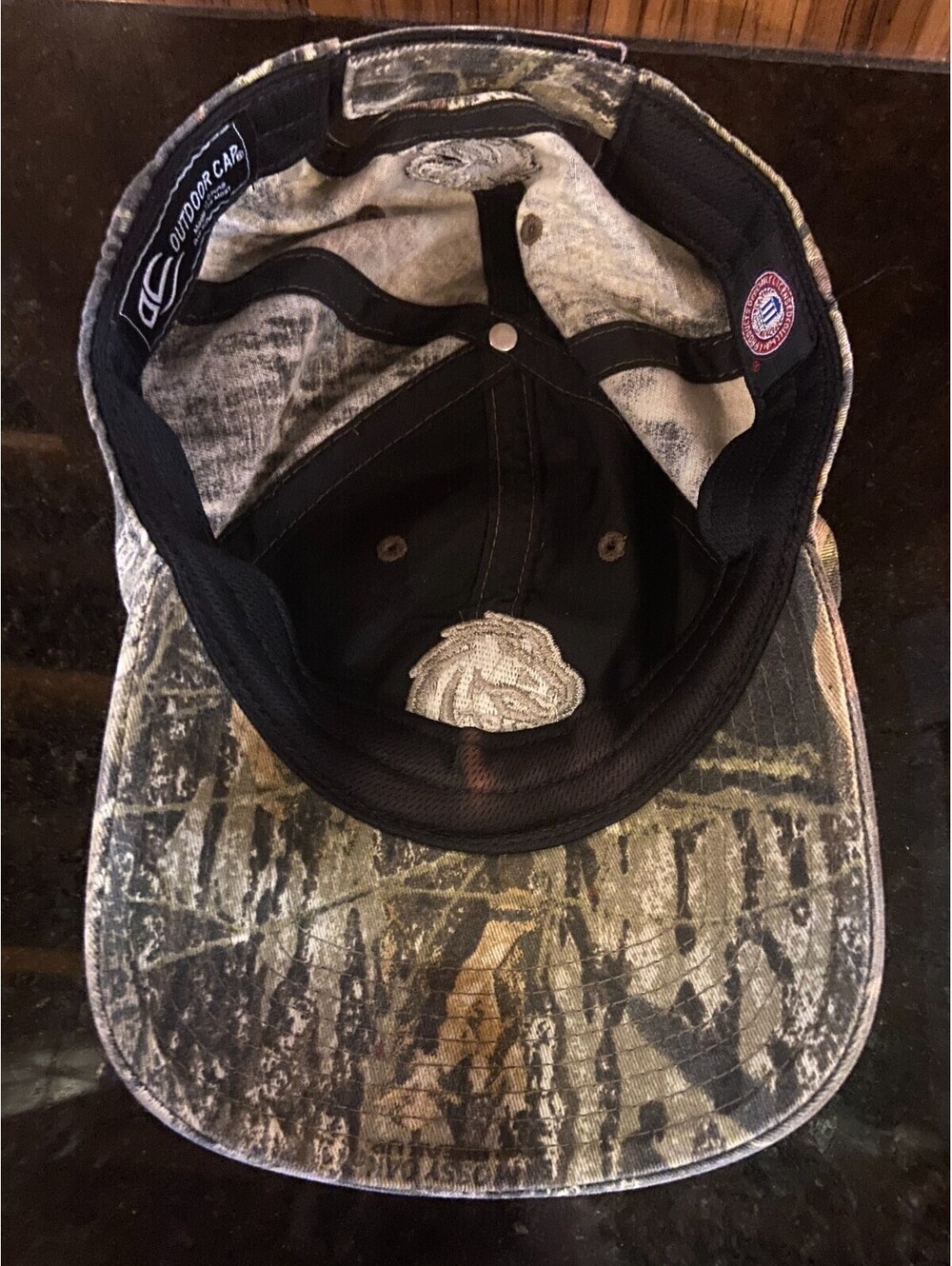 Boise State Camo Strapback Mesh Adjustable Embroidered Logo Dad Hat Cap Broncos - Picture 5 of 6